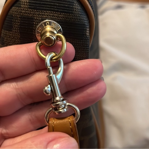 🎀Vintage Fendi Brown and Black Monogram Coated Canvas Bag - Picture 11 of 13